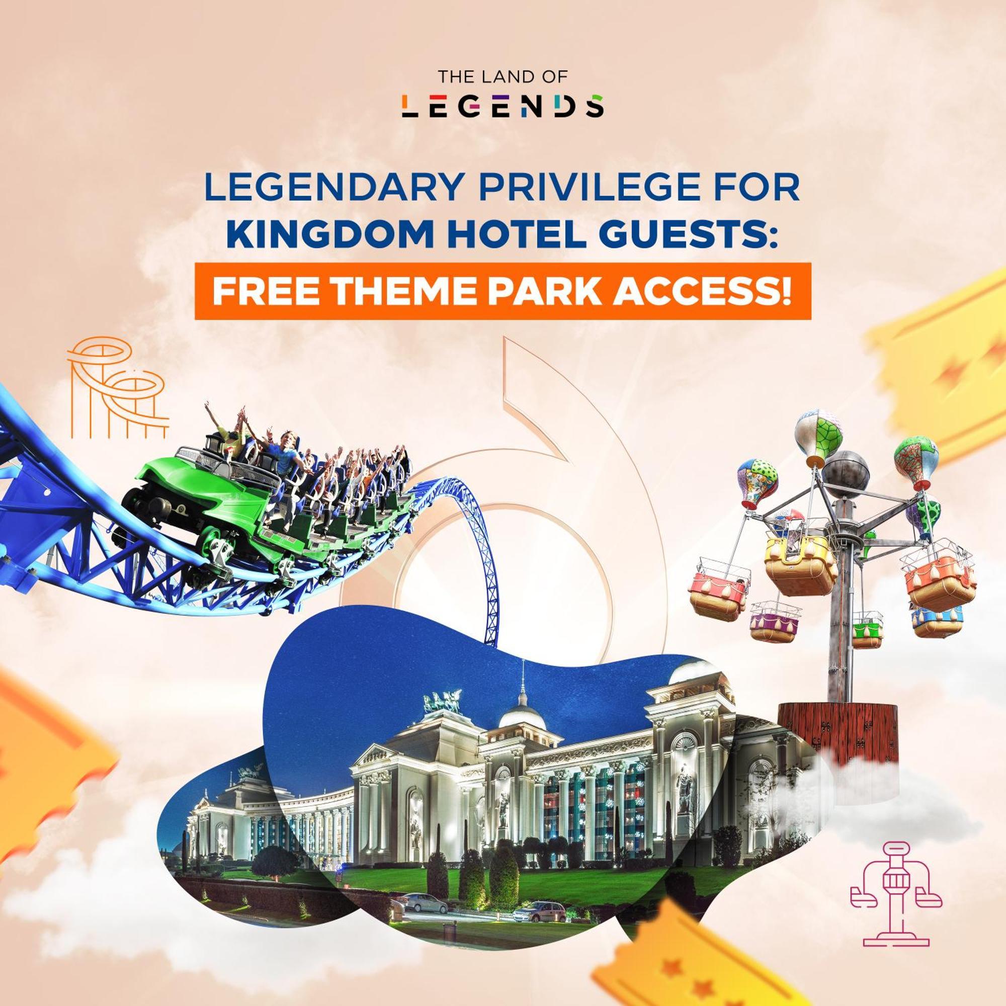 The Land Of Legends Kingdom Hotel - All-In Concept Belek Esterno foto Kingdom Hotel Free Theme Park Access